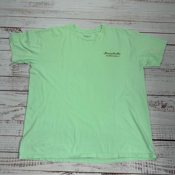 Margaritaville XL Mint Green It’s 5 O’Clock Somewhere Hollywood Beach FL T-Shirt - Picture 1 of 11